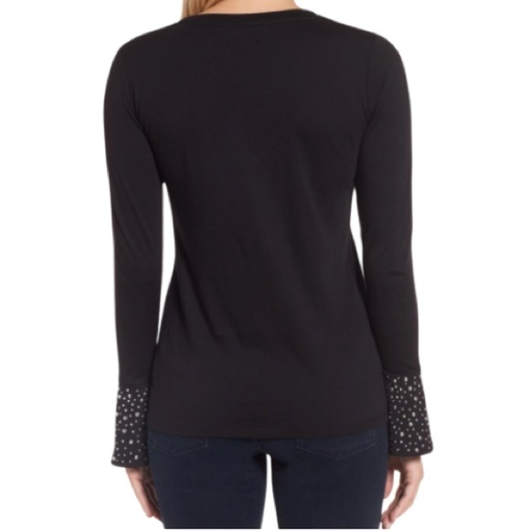 MICHAEL Michael Kors Studded Bell-Sleeve Top - Picture 10 of 12